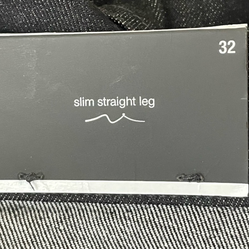 7 FOR ALL MANKIND NWT MEN’S SLIMMY SLIM STRAIGHT JEANS BLACK DISTRESSED 32 33 36 - Picture 10 of 15